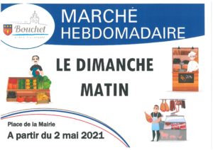 Marché hebdomadaire du dimanche 29 décembre 2024 annulé