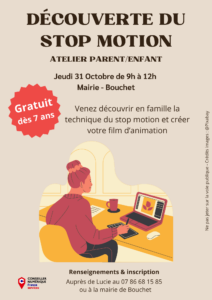 Atelier Numérique Parents / Enfants Jeudi 31 octobre 2024