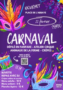 Sou des Ecoles Carnaval Annulé Samedi 22 février 2025